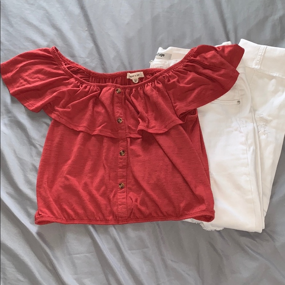 Off shoulder top